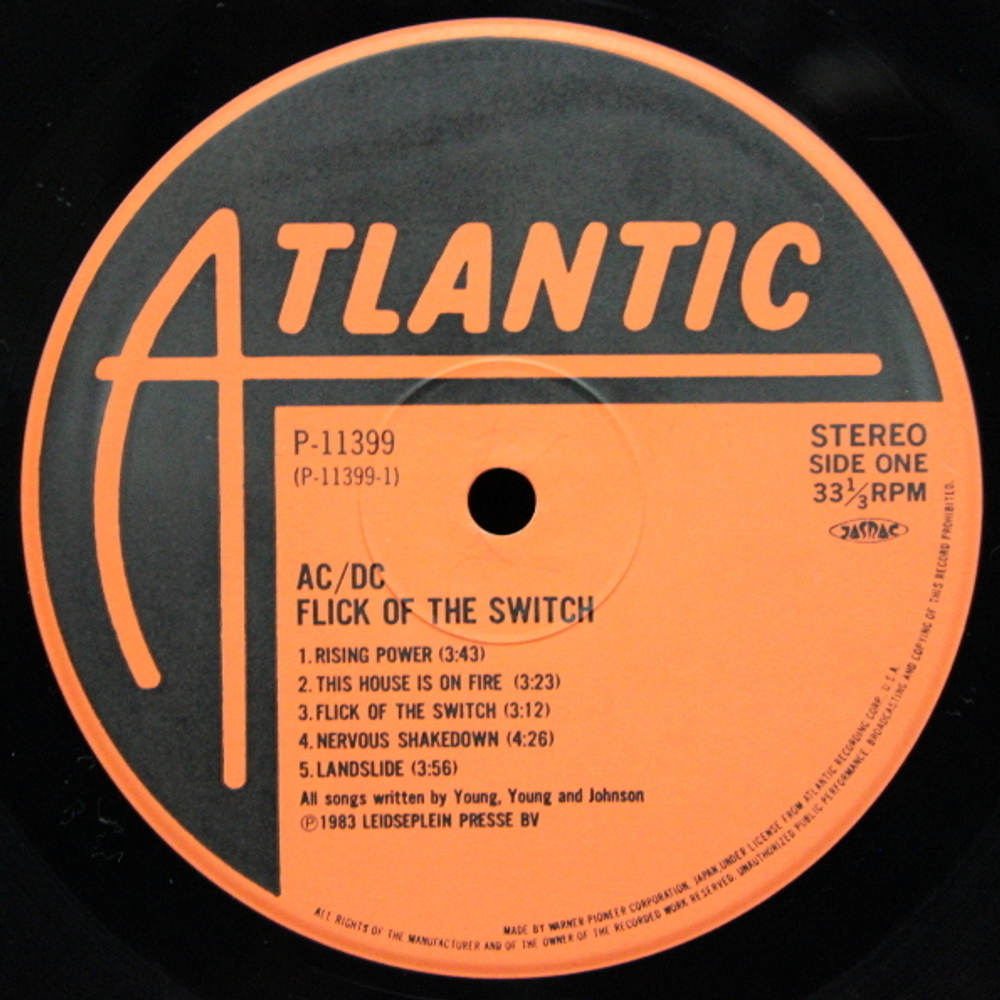 AC/DC / Flick Of The Switch (LP)