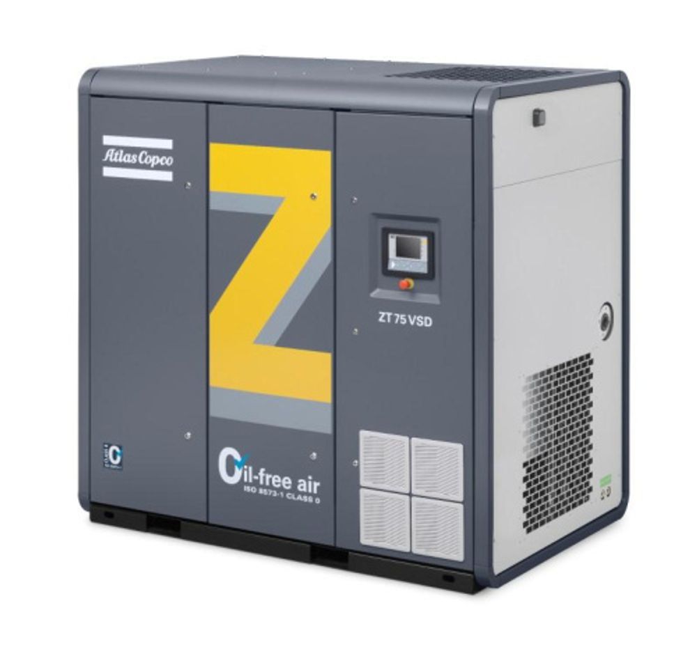 Винтовой безмасляный компрессор Atlas Copco ZT 75 VSD - 8.6 bar