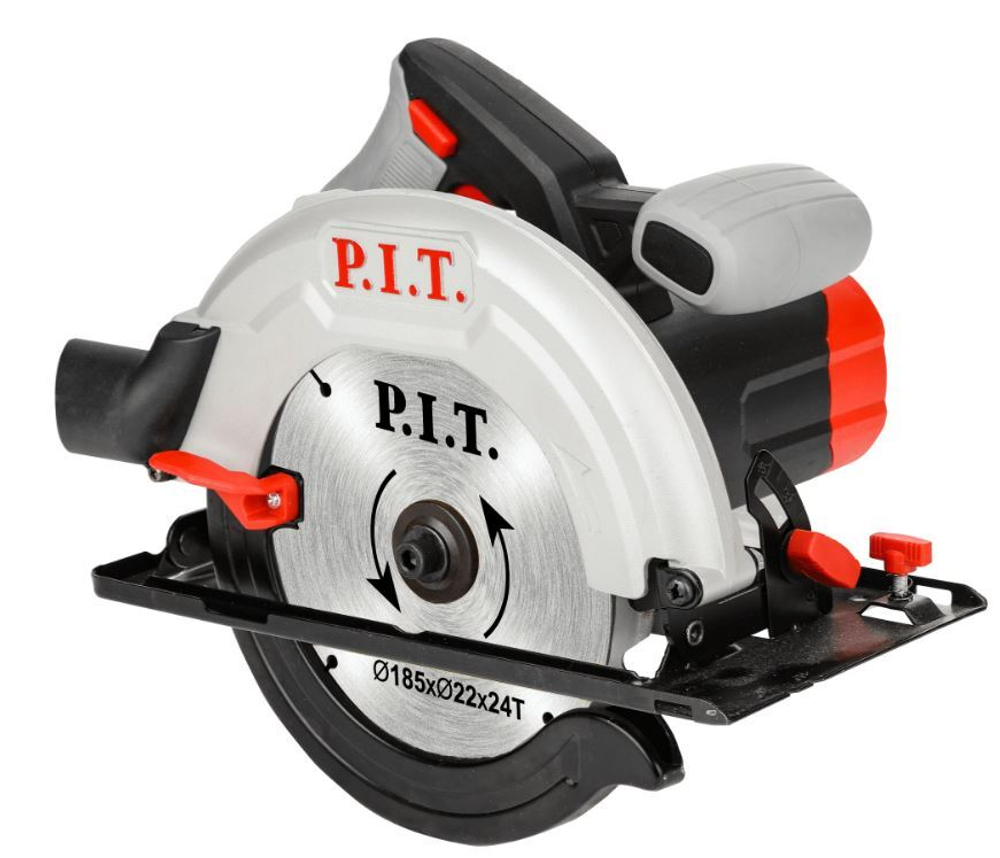 Пила циркулярная PKS185-C3 (1400Вт, 5500 об/мин, диск 185 мм, глубина пропила 42/60мм)