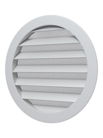 Решетка вентиляционная РКМ фланец D150 сетка D180 алюминий ERA