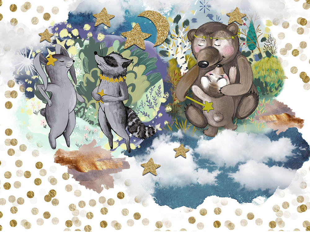 Дизайнерские обои Wall Street Good Night