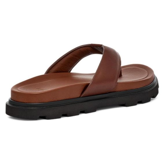 Ugg Leather Flip Flop 'Cognac Brown'