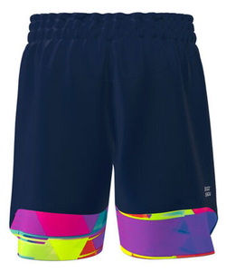 Мужские теннисные шорты Bidi Badu Kaleido 7in - небесный