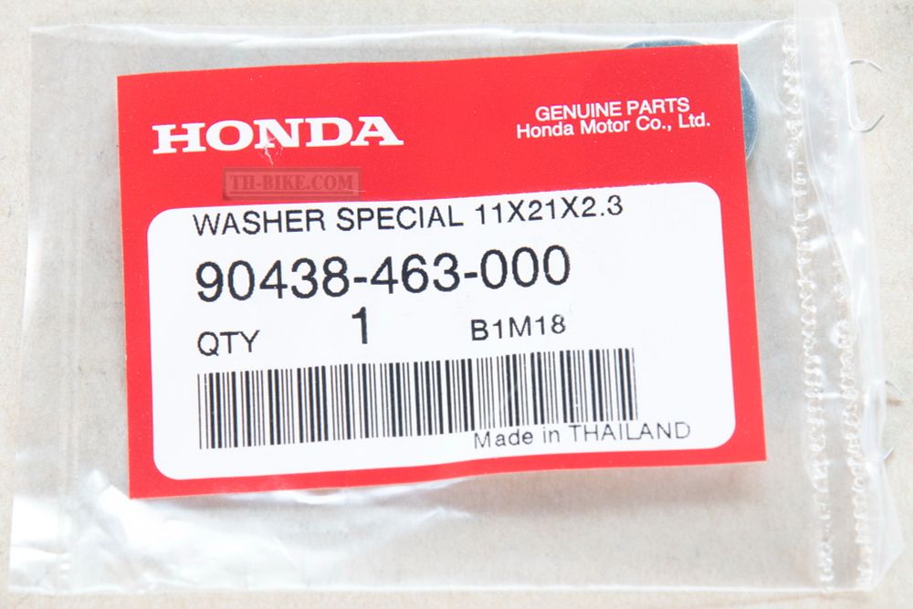 90438-463-000. WASHER, SPECIAL, 11X21X2.3