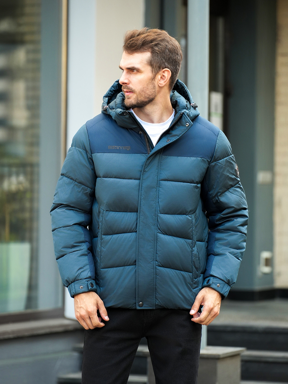 Куртка мужская зимняя Black Vinyl цвет Джинс