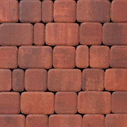 Тротуарная плитка КЛАССИКО - Листопад гладкий Арабская ночь, комплект из 3 видов плит