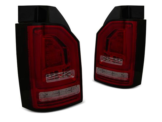 Задние фонари RED SMOKE SEQ LED BAR OEM BULB для Volkswagen T6