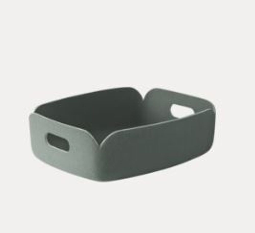 Лоток MUUTO полимерный войлок/green 400х300х120h коллекция Restore Tray