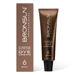 Краска для ресниц и бровей кремовая BRONSUN NEW, 15 мл
