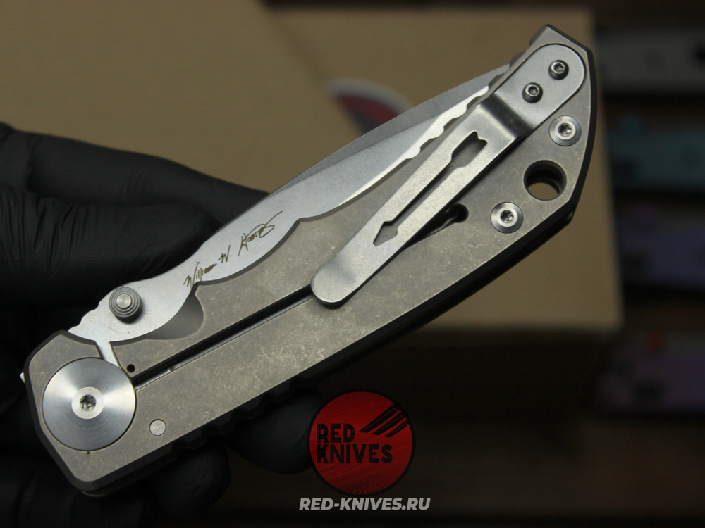 Нож Spartan Blades Harsey Titanium - рукоять серый титан + сухарь