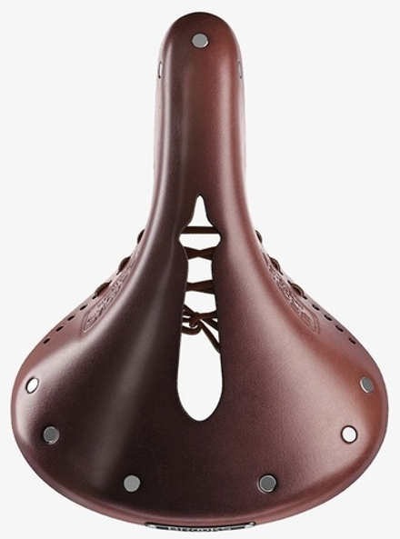 Арт B211DILA17205 Седло велосипедное BROOKS B17 короткое с прорезью античн коричн