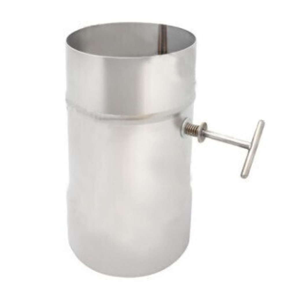 Шибер для дымохода поворотный Eco Flue 1 мм D120 мм