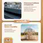 Электрическая свадебная карусель «Белый купол» с LED-подсветкой, 12 мест