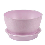 Кашпо "Фиалочка" с поддоном 0,8л (сиреневый)