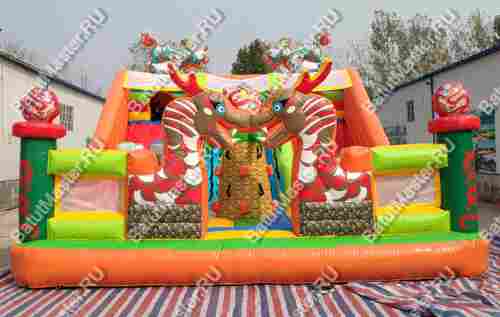 Коммерческий надувной батут "Фестиваль Драконов"