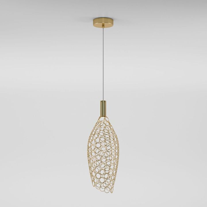 Подвесной светодиодный светильник Eurosvet Ruche 90380/1 золото