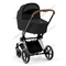 Коляска для новорожденных Cybex Priam IV Sepia Black шасси Chrome