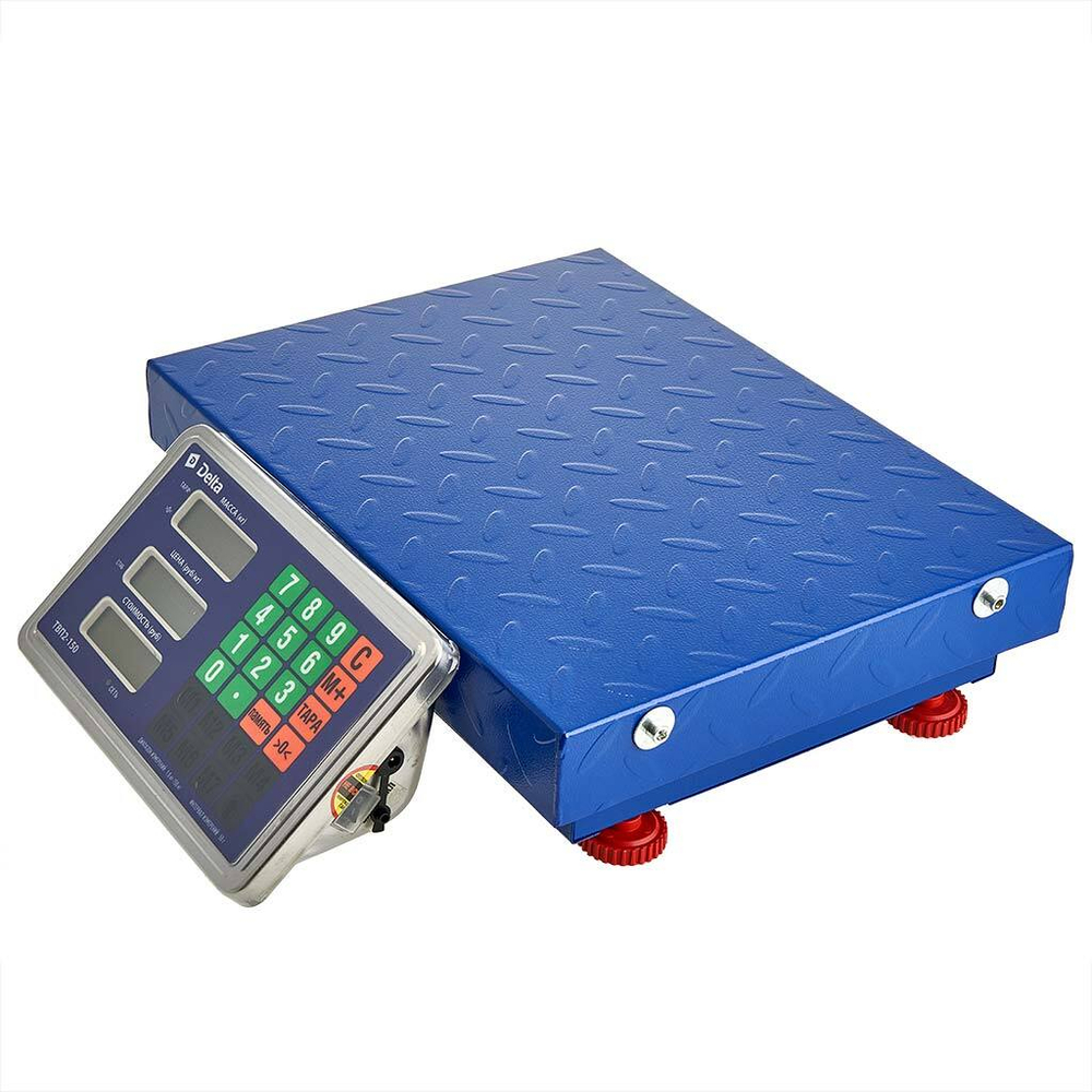 Весы электронные беспроводные платформенные напольные Delta до 150 кг, 30х40 см ТВП2-150