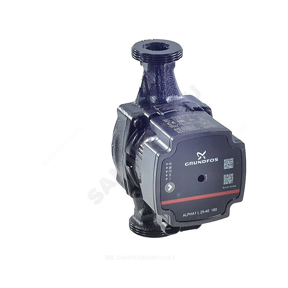 Насос циркуляционный с мокрым ротором ALPHA1 L 25-40 180 PN10 1х230В/50 Гц Grundfos 99160579