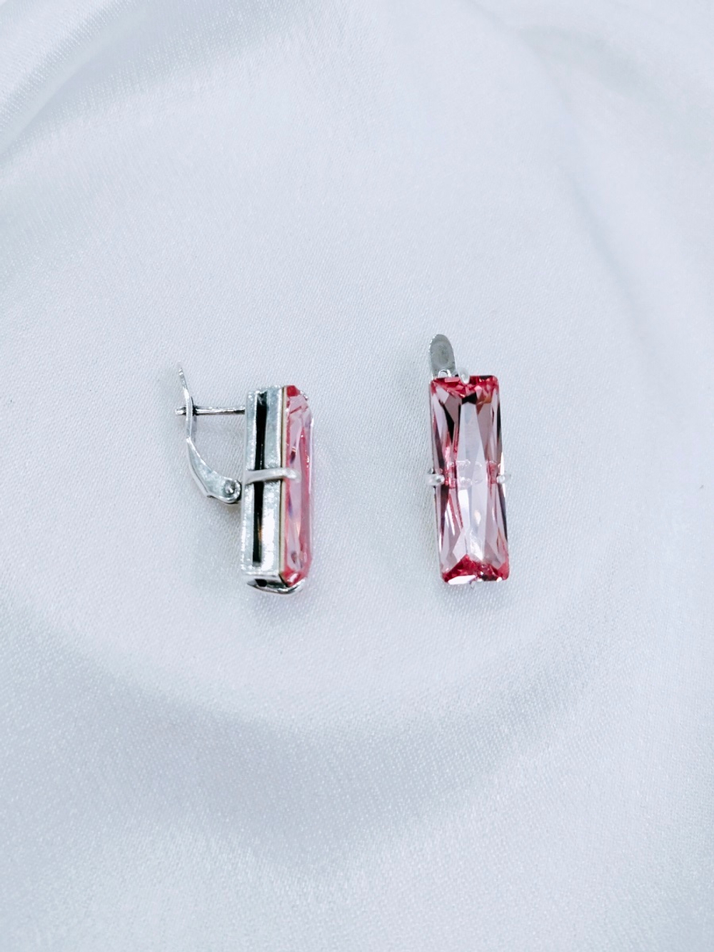 "Гармсиль" серьги серебряном покрытии из коллекции "Погода" от Jenavi с английским замком