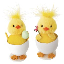 GAEM Фигурка декоративная "Цыпленок" (блок 12шт), L5 W5 H10 см, 2в.