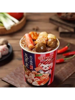Фунчоза Haixin Oden с рыбными шариками и сурими в томатном соусе 160 г