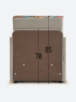 Кресло-кровать "Миник" с подлокотниками, купон Хаски