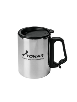 Термокружка 400ML с пластиковой крышкой