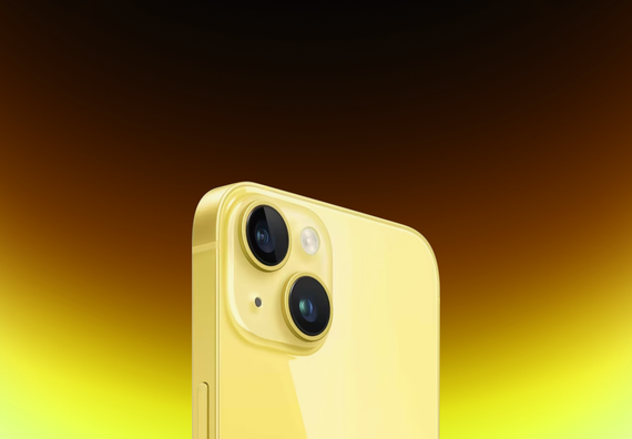 Телефон Apple iPhone 14 256Gb (Yellow)
