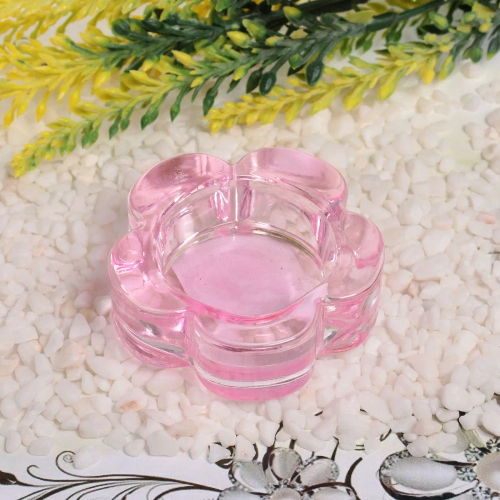Подсвечник «Tea-цветок» 6,5*2,5см цвет розовый