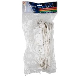 S-CD3-7 Удлинитель Uniel серии Стандарт. б-з. 3 гн.. шнур 7 м