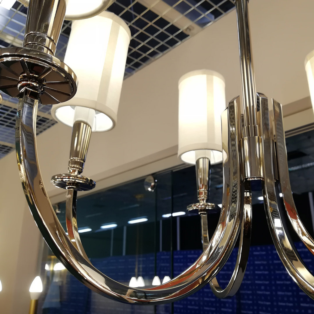 Люстра Cloyd LONSDALE C6 / Ø59 см - никель (арт.10041)