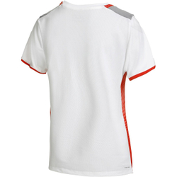 Детская теннисная футболка Lotto Top B IV Tee 2 - red poppy/bright white
