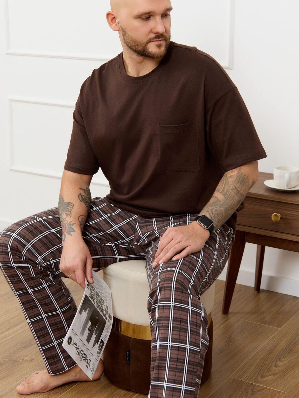 Костюм мужской Браун-3 Виотекс КОРИЧНЕВЫЙ