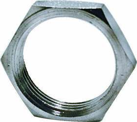 Контргайка никелированная без риборды Euros 1*