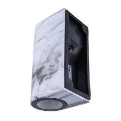 UUL-P52A 2х6W-GU10 IP65 MARBLE Светильник уличный. под две лампы GU10. Архитектурный накладной. Цвет корпуса мрамор. TM Uniel