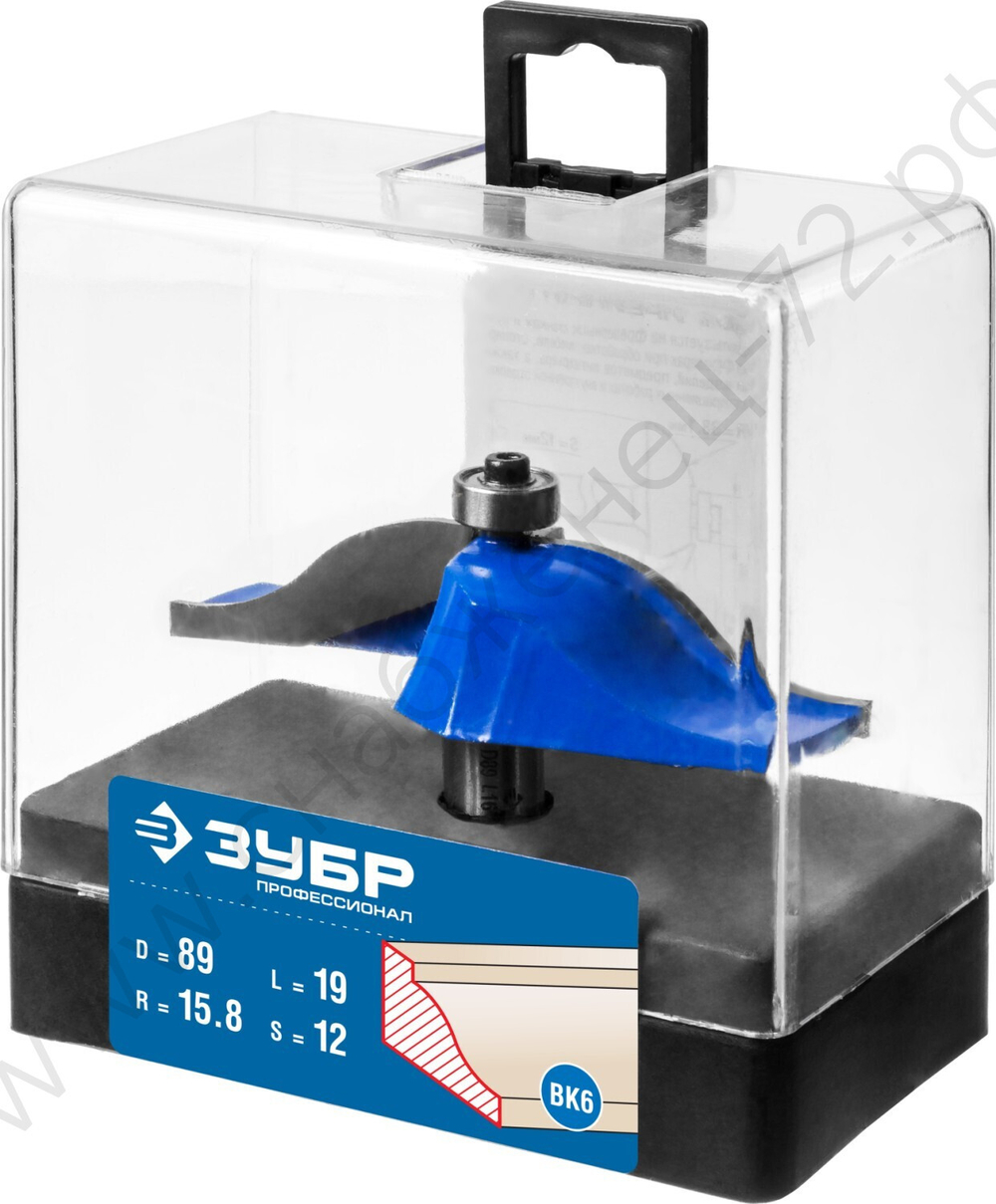 ЗУБР 89x19мм, радиус 15.8мм, фреза фигирейная №1