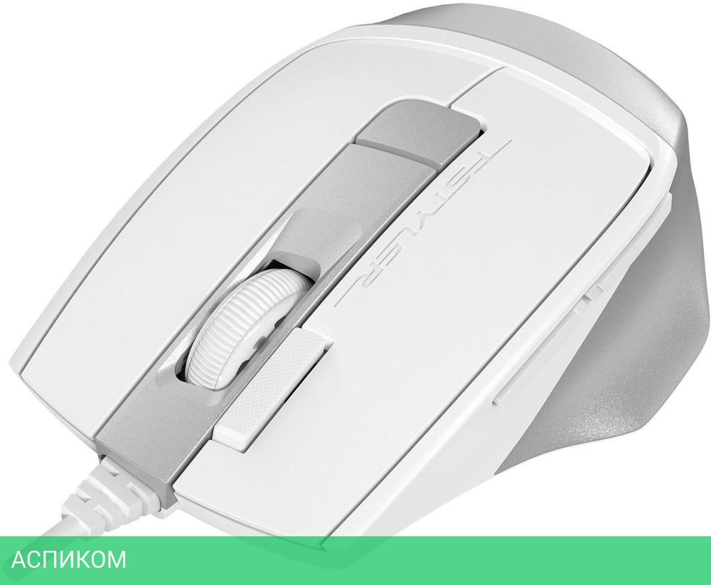 Мышь A4Tech Fstyler FM45S Air белый/серебристый/Silver White