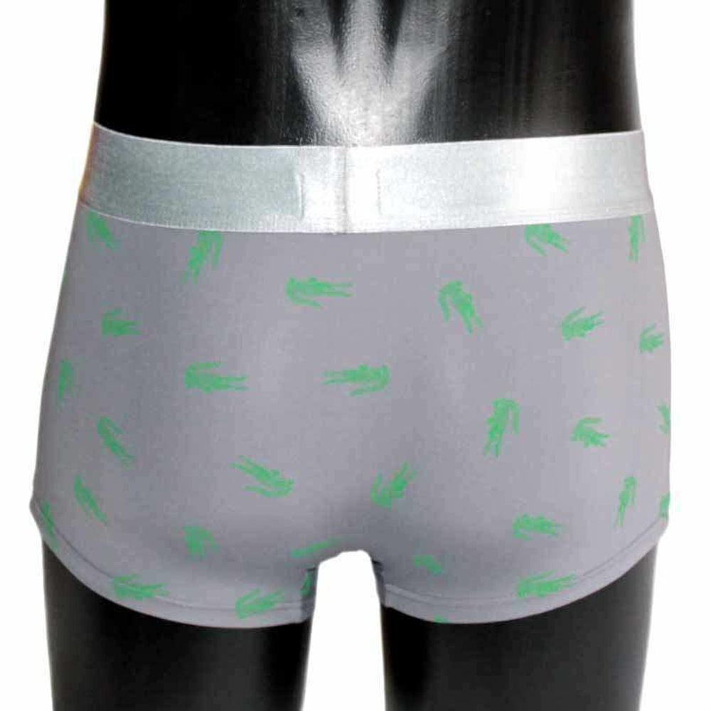 Мужские трусы боксеры серые Lacoste