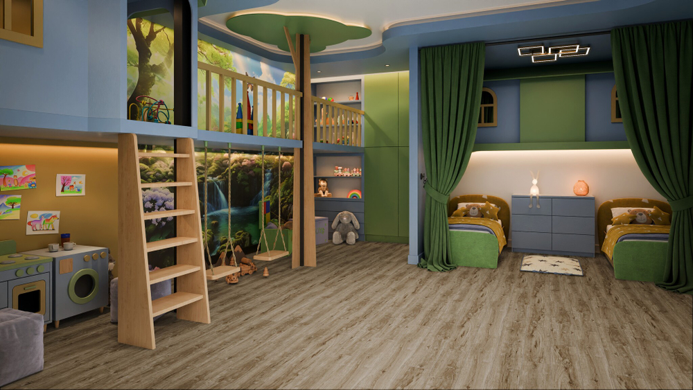 LVT-плитка Damy Floor 248-8-LVT Дуб Имбирный