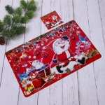 Салфетка на стол 41*26см в наборе 6+6шт «Веселый Дед Мороз»