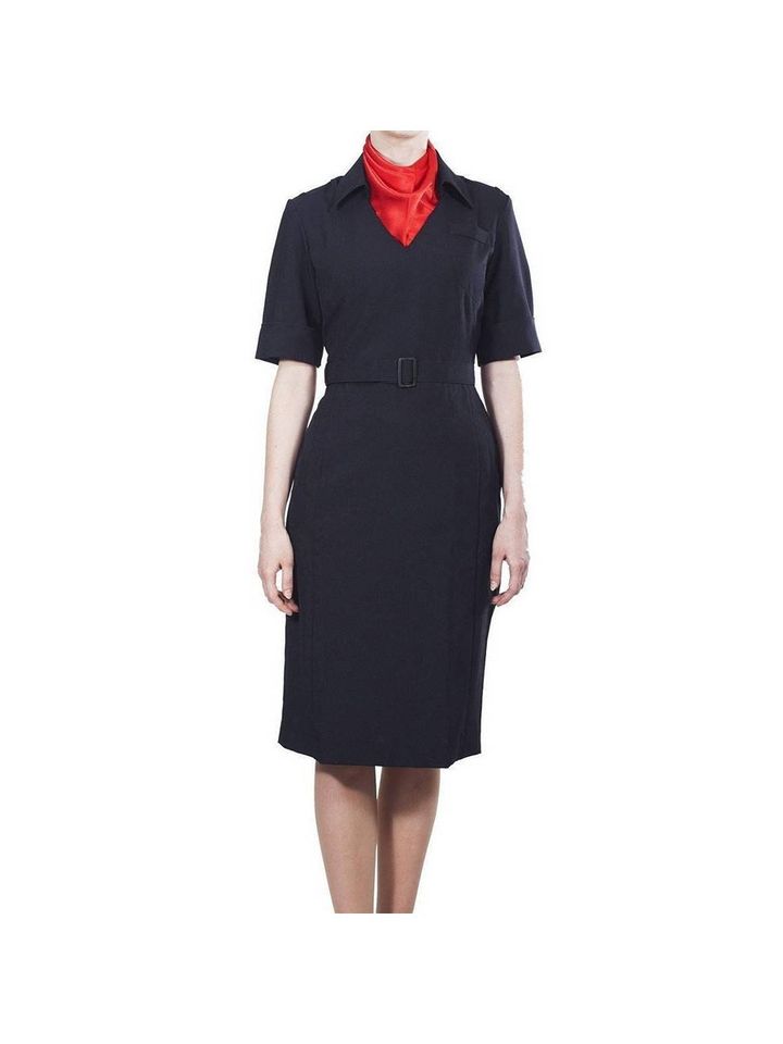 Платье Полиция с коротким рукавом (ткань габардин) (А)