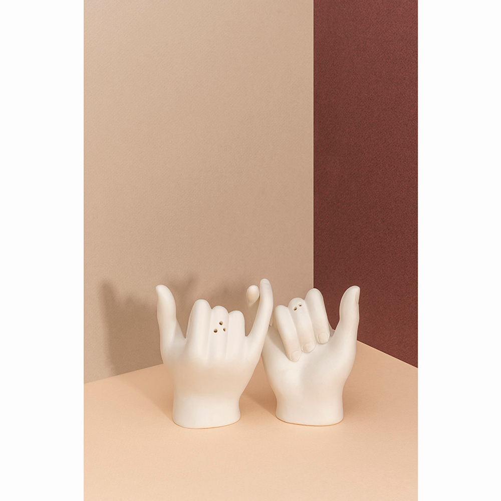 Набор из солонки и перечницы pinky swear