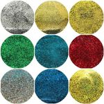 Набор Блёстки Глиттеры Флейки №15 - КРУПНЫЙ МИКС - 0.4/0.6/1.0 мм.