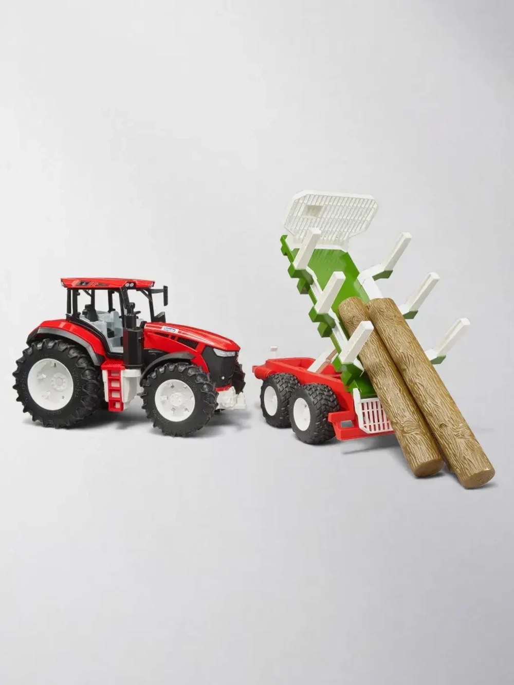 Трактор Брудер Roadmax с прицепом и 3 стволами 03453