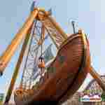 Качели корабль «Якорь Удачи», 40 мест, 15×5,5×13,8 м