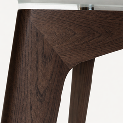 Дизайнерский стол STRIPE WOOD 200