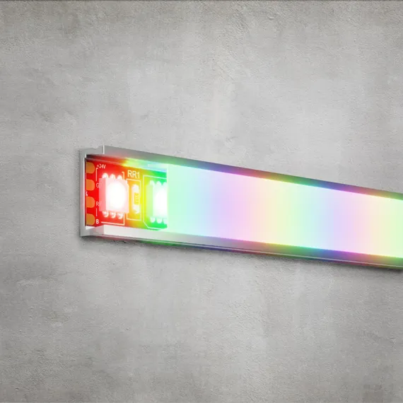 Светодиодная лента 24В 5050 21Вт/м Цветная (RGB) 5м IP20 Black Led Strip 20038