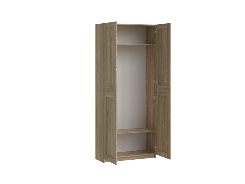 Шкаф Макс 2 двери 100х38х233 (сонома)