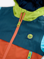 Куртка непромокаемая с капюшоном для мальчика Next Q61-761, Синий, Оранжевый